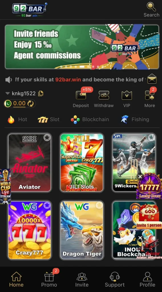 92Bar Game